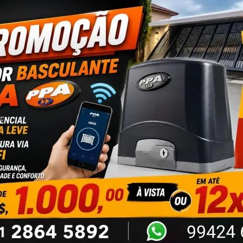 Motores para portão automático residencial condomínios