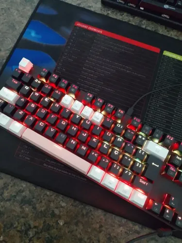 Teclado mecânico - switch vermelho