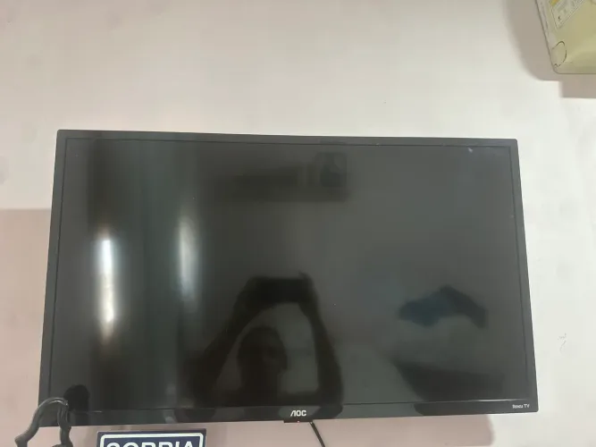 Smart TV AOC ROKU 32 polegadas Tamanho perfeito pra quarto