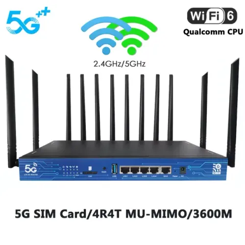 Roteador 5g Nr Wi-fi 6 Z800ax-t Ax3600 Failover Chip Sim