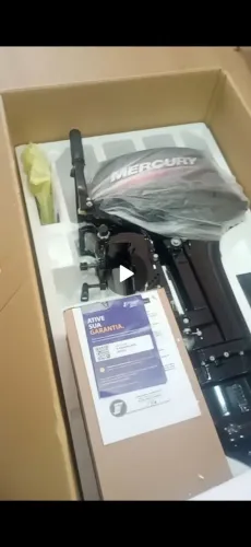 VENDO MOTOR MERCURY 15HP NOVO NUNCA USADO COM NOTA FISCAL R$10.500