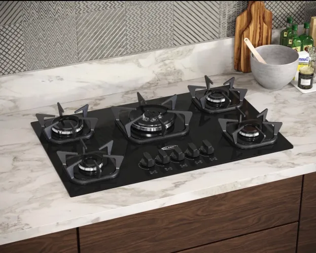 Cooktop 5 Bocas Tripla Chama- Lacrado