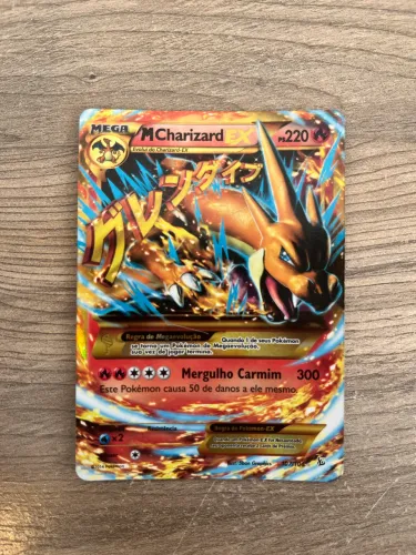Pokemon EM ÓTIMO ESTADO 2014 M Charizard Ex #107/106 XY