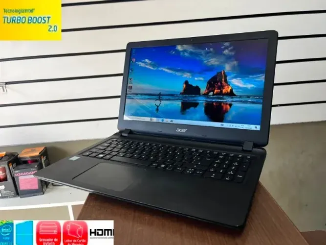 ÚLTIMA CHANCE!Notebook Acer E1 A515 Core I3 4 Gr 4GB/ SSD DE 120) - Tela Slim 15.6 Polega