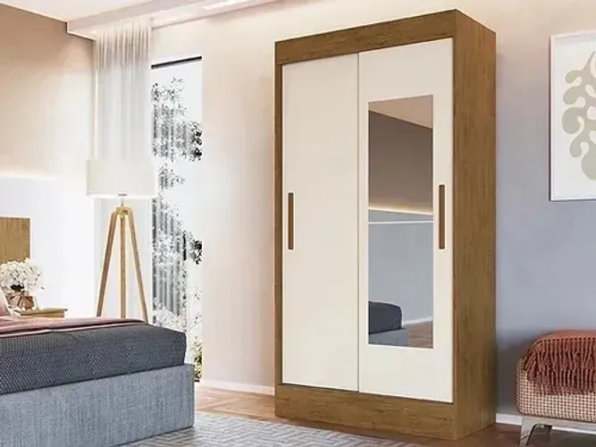 Guarda Roupa com Espelho VR - Novo na Caixa Entrega e Monta