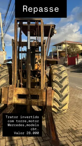 Trator invertido