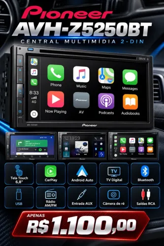Som central Pionner 2 Dimm CarPlay