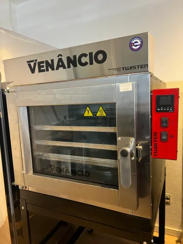 Forno industrial elétrico 380v 5 telas turbo - pronta entrega 