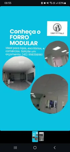 Forro modular 