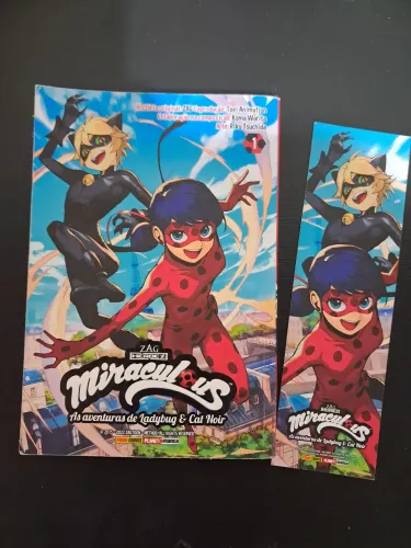 Miraculous livro Mangá volumes 1 e 2