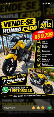 VENDO MOTO MOTO LINDA A VENDA