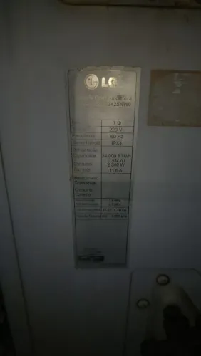 Ar condicionado LG 24 mil BTUs