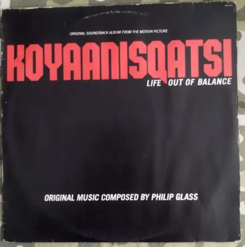 LP Vinil Philip Glass Koyaanisqatsi life out of balance (1986) VG+/EX