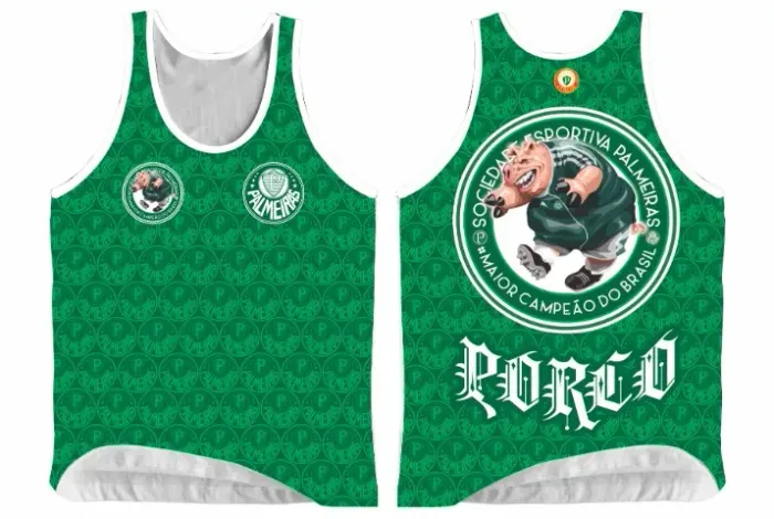 CAMISETA REGATA PALMEIRAS PORCO