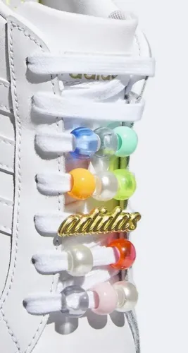 Kit de miçangas Adidas para customizar cadarços