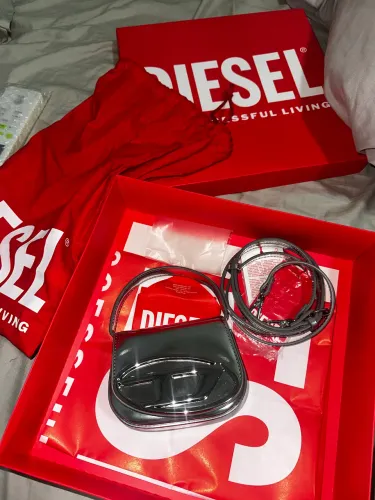 Bolsa Diesel Prata Mini Original