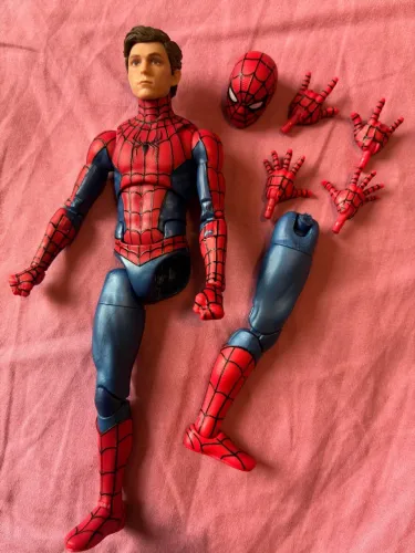 (Original) Action Figure Homem Aranha Tom Holland No Way Home Hasbro Perna Quebrada