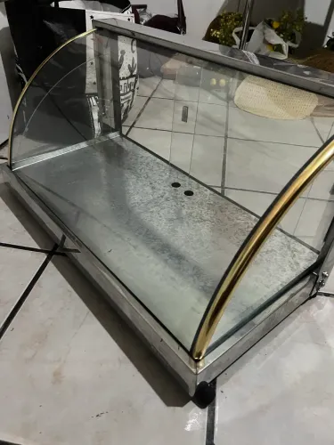 Vitrine de alimentos temperatura ambiente