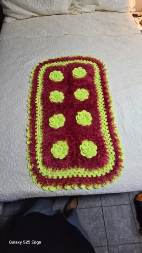 Tapete de crochê!