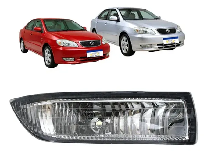 Farol Milha Corolla 2002 A 2004 Fielder 2005 A 2008 Direito Cristal Direito/passageiro