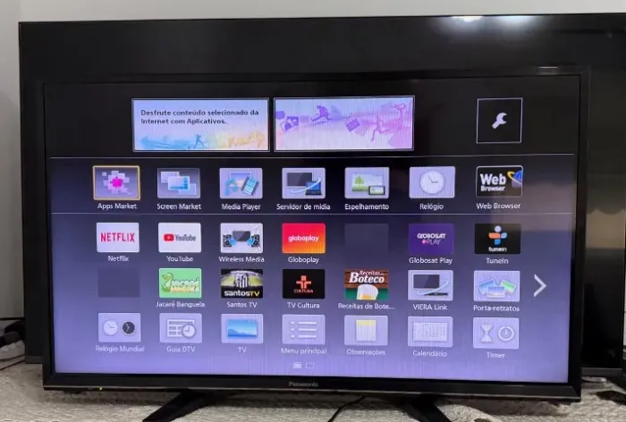 SMART TV panasonic 32'' - em perfeita condição