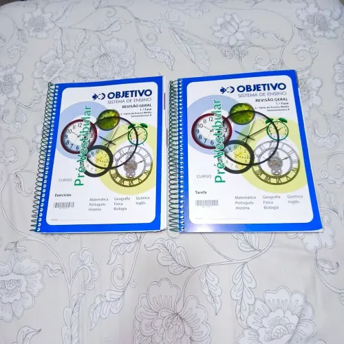 Kit Objetivo Revisão Geral 1ª Fase - Exercícios + Tarefas