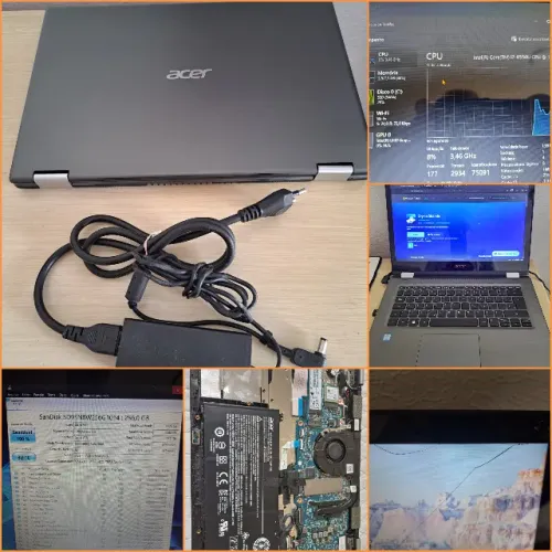 O Acer Spin 3 N17W5 é um notebook conversível 2 em 1 dobradiça de 360 graus (LER ANÚNCIO)