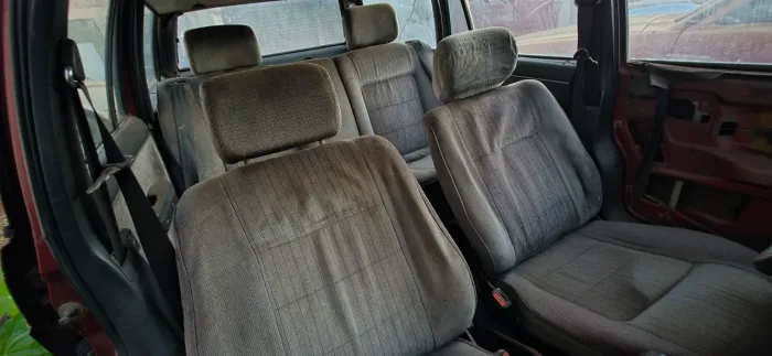 Raro jogo bancos antigos VW Santana Quantum GLS quadrada originais ótimo estado rebatível