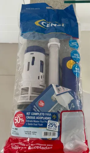 Kit caixa acoplada reparo completo saída pneumático Censi 9462