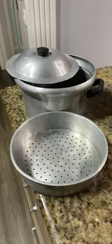 Panela Banho Maria, Cuscuz, Cozimento Vapor
