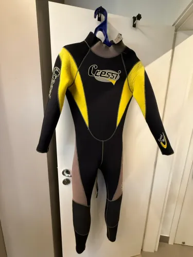 Roupa de Mergulho Cressi 5mm Integral + Capuz Original Cressi Tamanho L4