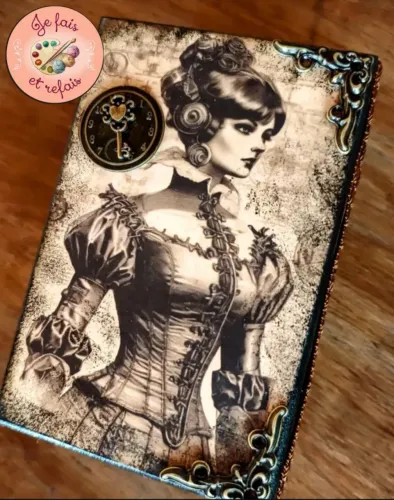 Caixinha Porta-Coisas Steampunk Retrô