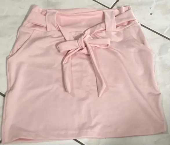 Saia lycra com cos e bolso - TAM M