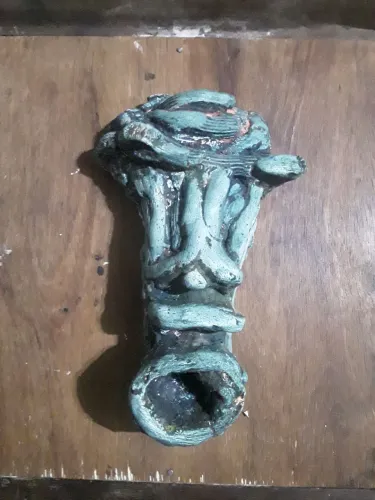 Peça em gesso de Trabalho artístico tribal 200,00Reais