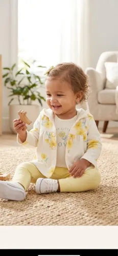 Carters: trio calça, casaquinho e calça 18 meses