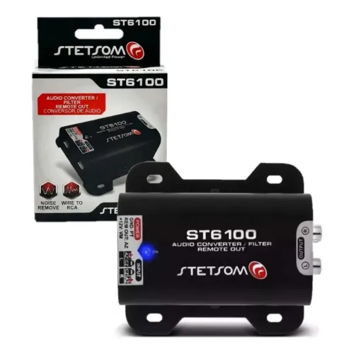 Conversor Rca St6100 Stetsom Com Filtro Anti Ruido Integrado