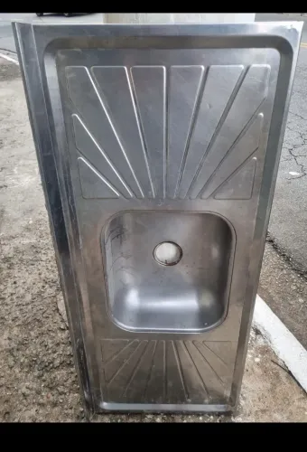 Pia de cozinha em inox - 1,20