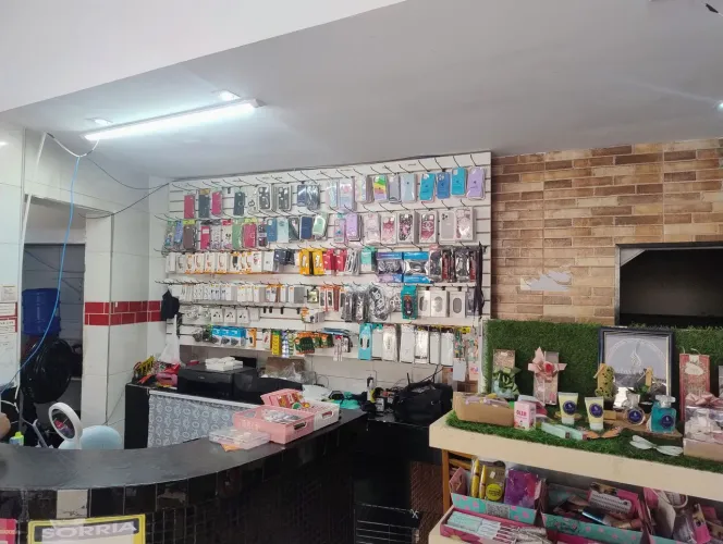 Equipamentos para loja de variedades, celular, perfumaria e lanchonete 