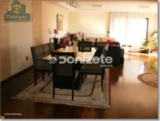 Apartamento 4 suítes com 4 vagas na Vila Bastos, Santo André Frente, 214 m²
