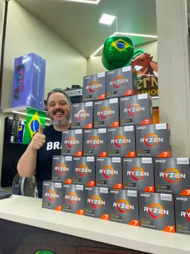 RYZEN 7 5800X3D EDIÇÃO ESPECIAL 10 ANOS AM4 LACRADO PRONTA ENTREGA