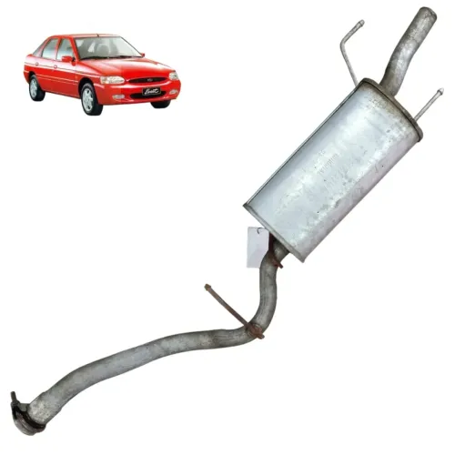 Escape silencioso traseiro ford escort zetec 1.8 1998 2002