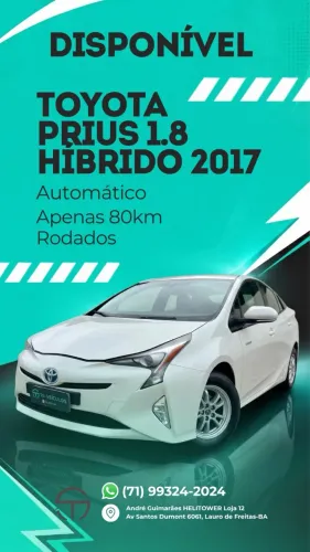 Toyota Prius Hybrid 1.8 16V 5P Aut. 2017