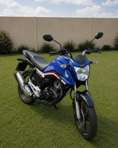 Titan S Flex 2021 Azul - Revisada com Pneus Zeros
