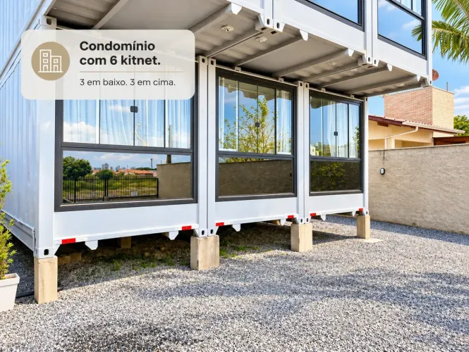 TIJUCAS BAIRRO PRAÇA KITNET 1 QUARTO 1 VAGA