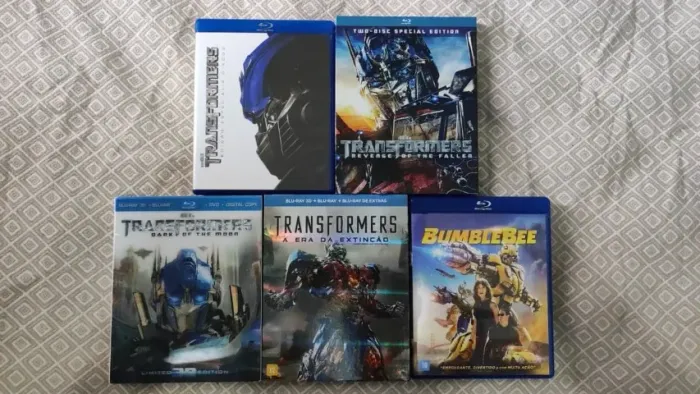 Bluray Coleção Transformers + Bumblebee (11 Discos)