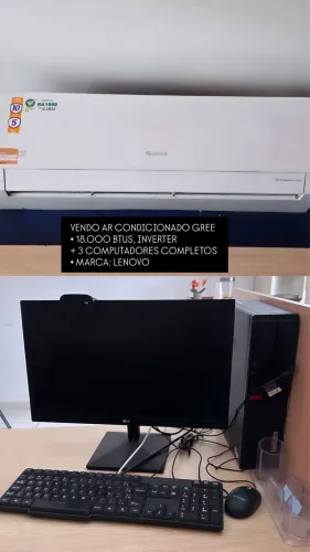 VENDO AR CONDICIONADO, COMPUTADORES, CADEIRAS E BALCÕES.