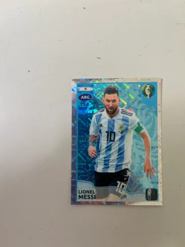 Figurinha brilhante do Messi da copa América de 2019