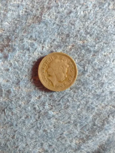 MOEDA ELIZABETH.II.D.G REG.F.D.2002 ONE POUND