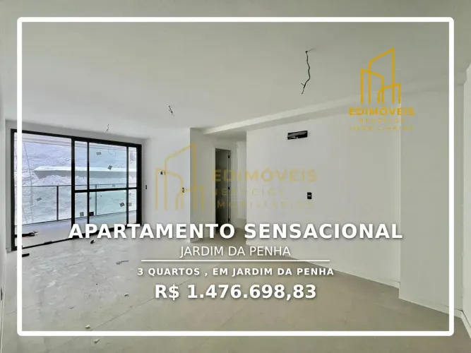 Apartamento em Jardim da Penha: Sofisticação e Conforto com 3 Suítes