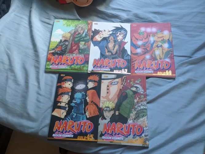 Mangás Naruto Gold 1ª Impressão Volumes 42-46